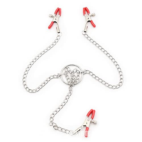 GAOSJX Three-headed red clip with chain easy to use long lasting durable waterproof