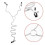 GAOSJX Three-headed red clip with chain easy to use long lasting durable waterproof 3
