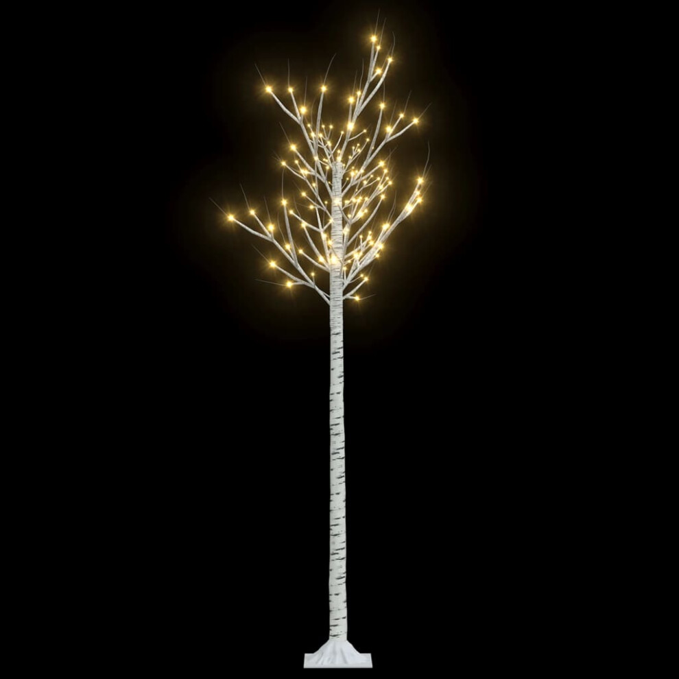 Vidaxl (Warm White, 1.8 M) Christmas Tree 156 Leds Warm White Willow Indoor Outdoor Xmas Decor