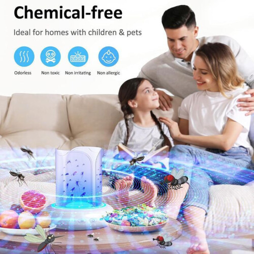 Effective fly zapper: USB rechargeable and portable YYV 2