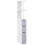 (Multicolor, Engineered Wood) Tall Freestanding Bathroom Cabinet, White & Grey 1