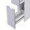 (Multicolor, Engineered Wood) Tall Freestanding Bathroom Cabinet, White & Grey 8