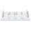 Marina White And Gold Cheese Board And Knife Set 1