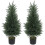 2-Pack 90cm UV-Resistant Fake Cypress Trees 1