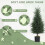 2-Pack 90cm UV-Resistant Fake Cypress Trees 5