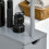 (Grey, Engineered Wood) Tall Grey Freestanding Bathroom Cabinet 7