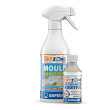 Dryzone Mould Treatment Including Dryzone 100 Mould Spray and Dryzone Anti-Mould Paint Additive