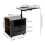 Rotating Bedside Table Multi-functional Bookshelf 5