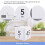 Timer Kitchen Timer  Management Timer for Gravity Sensor Flip for  Management and Countdown 25-5-45-15 Minutes 2
