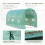 4x2x2m Polytunnel Greenhouse with Roll-up Door 6
