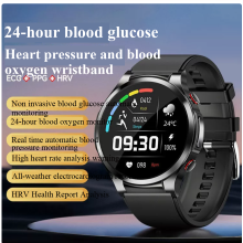 Blood glucose meter, new diabetic watch, glucose meter, pressure, heart rate, sports, blood sugar-G