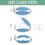 Long silicone urine leakage control clamp with adjustable pads for men-G 4