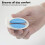 Long silicone urine leakage control clamp with adjustable pads for men-G 3