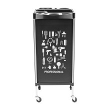 Hairdressing cart salon cart with 4 extendable drawers