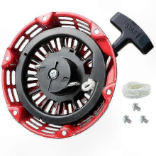 Recoil Starter Kit for 5.5 6.5 Engines with Curved Rod Pawl, Compatible with GX200 GX160 Models, Replacement Part 28400-Z4M-306ZB 27400-Z1