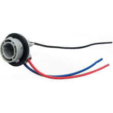 Car Tail Light Bulb Base Connector for Brake Light, Plastic Car Accessories (Multi-Color, 1pc)