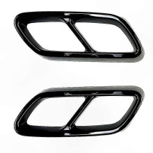 C-Class W206 C200 C260 C300 2022+ AMG Style Exhaust Pipe Muffler Tip Cover
