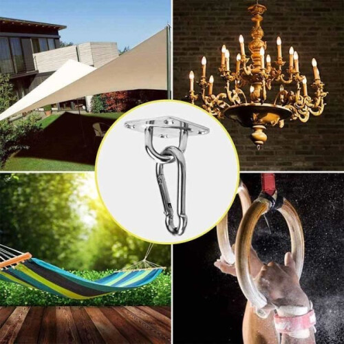Kit de fijación - Acero inoxidable - Vela de sombra - 40 piezas - Triangular - Rectangular 2