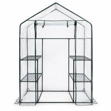 Oypla 3-Tier 4 Shelf Mini Walk-in Growhouse Garden Greenhouse