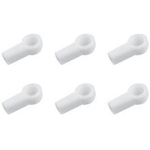 6X 98656127902 for Porsche 986 987 Boxster Convertible 1997-2012 Car Top Push Rod Joint End Cap Replacement