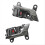 1Pair Car Inside Door Handle for Toyota Highlander 2008-2013 1