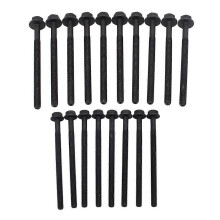 18pcs Engine Cylinder Head Bolt Kit 1102676 1372302 2.2 Fwd Rwd Compatible with Ford Transit MK7 Mk8 Custom Citroen Relay 2006 on