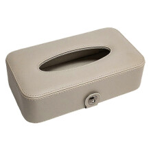 Car Tissue Holder Multifunctional Large Capacity Auto Nakpin Holder Box for Vehicle Strap Style Cream Color
