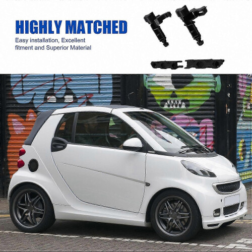 Engine Bay Hood Securing Mechanism With Secondary Pull-Cord Release Lever Assembly Chassis Code 451 Compatible 2013 2014 1