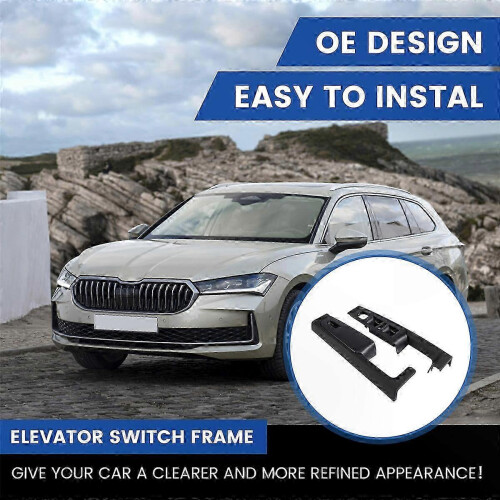 Front Left and Right Door Handle Armrest Box Inner Frame for Skoda Superb, Includes Lifter Component 1
