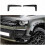 2PC Glossy Black Front Bumper Splitter Canards Aero Diverter Set 3