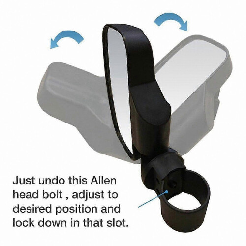 Rearview Mirror for UTV ATV Side Mounting Reversing Applications 1