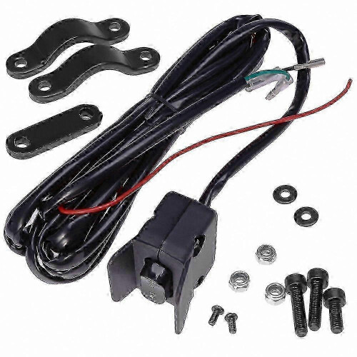 12V Winch Thumb Switch with Mounting Bracket, Handlebar Control for ATV UTV Recovery Systems 2