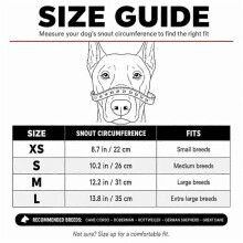 (M) Hell Hound Monster Muzzle, Scary Natural Latex Dog Costume Muzzle for Halloween Party Cosplay