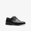 Clarks (Standard, 4.5 (Adults')) Jonwin Step Y Black Leather 4