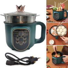 Mini Electric Cooker 1-2 Person Non-Stick Hot Pot Steamer Multi-Function Cooking
