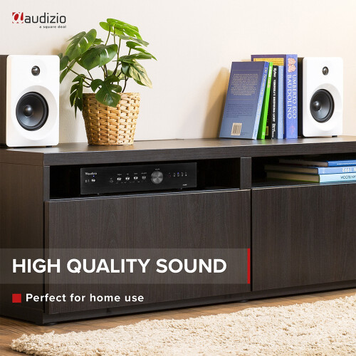 Audizio 110.100 AD200B 2-Channel HiFi Amplifier Black 1
