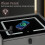 LED Bedside Table 2 Drawers Wireless Charging Nightstand Cabinet Storage Modern 8