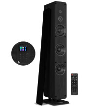 Audizio ARCO Active Tower Speaker with DAB - Black