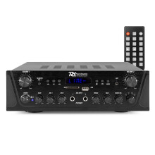 Power Dynamics PV220BT 2-Channel Audio Amplifier 2x 100W Stereo Power