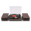 Fenton RP165D Record Player with Speakers, Bluetooth, Dark Wood 1