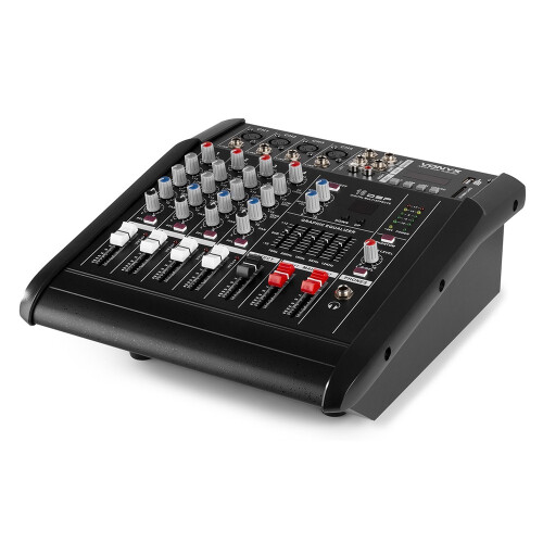 Vonyx AM5A 5-Channel Powered Mixer with DSP, Bluetooth & USB Audio 1