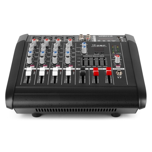 Vonyx AM5A 5-Channel Powered Mixer with DSP, Bluetooth & USB Audio 2