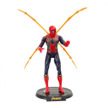 (Clawless spider-man [with lights]  1pcs) MK85 Iron Spider-Man Captain America Action Figure Model Collectible Toy