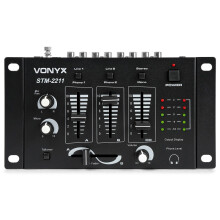Skytec 4-Channel Live Line Mixer | Professional Audio Mixer for DJs