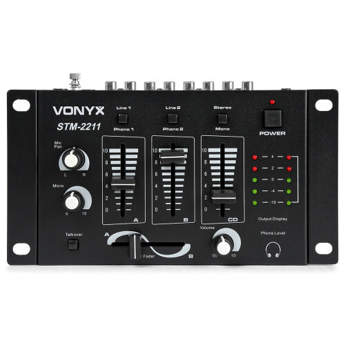 Skytec 4-Channel Live Line Mixer | Professional Audio Mixer for DJs