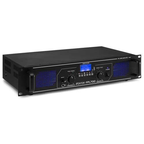 Fenton FPL700 Bluetooth Digital Amplifier with LED Equalizer & Audio Control 1