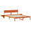 VidaXL vidaXL Bed Frame with Headboard Wax Brown 160 x 200 cm Solid Pine Wood 4
