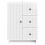 VidaXL vidaXL Sideboard High Gloss White 66 x 34.5 x 90 cm Engineered Wood 5