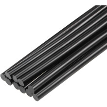 Mini Hot Glue Gun Sticks 6-inch x 0.27-inch for Glue Guns, Black 10pcs