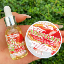 (Strawberry) Vernis corporels et gouttes corporelles |Gâteau aux Fraises, Mangue, Beignet, Océan, Parfum Femme